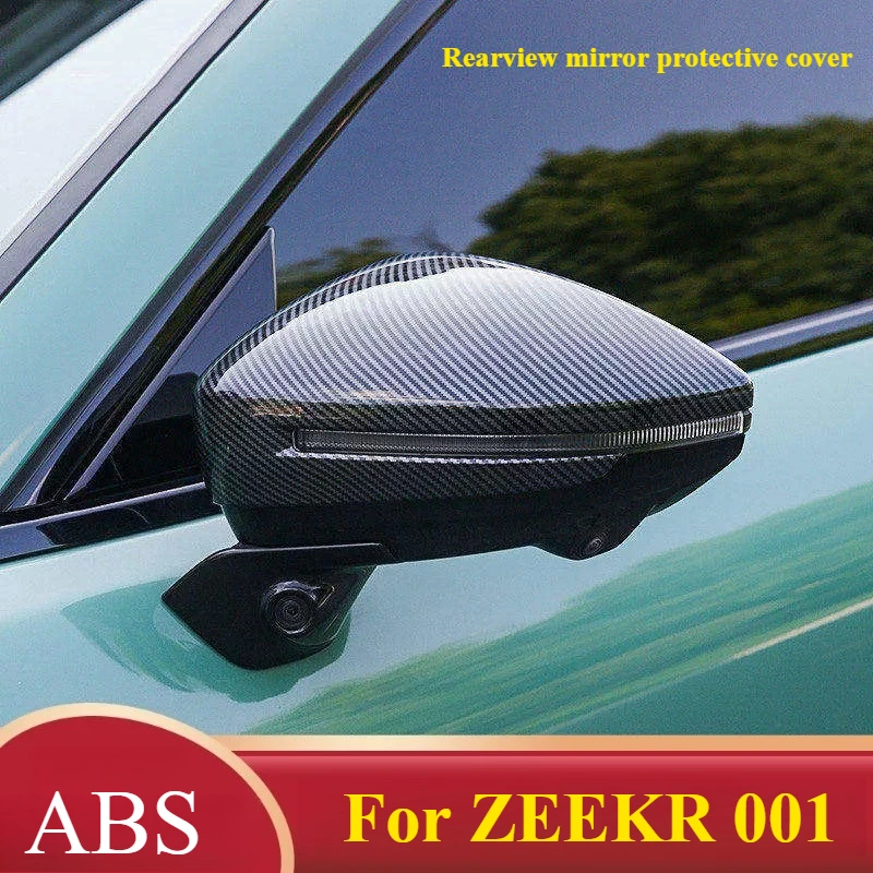 For ZEEKR 001 Rearview Mirror Cover Caps Side Mirror Protective Shell Exterior Decor Modification Car Accessories