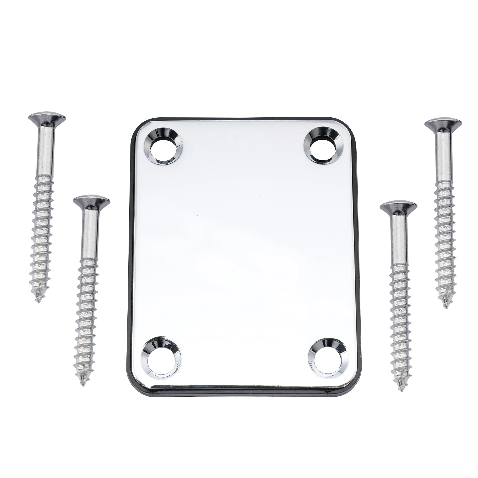 Musiclily Basic Steel Neck Mounting Plate for Fender Style Guitar or Bass