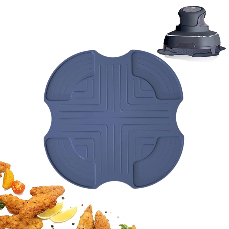 Trivets de freidora de aire de silicona para Ninja Crispi, soportes de almohadillas calientes para accesorios de freidora de aire Ninja Crispi, freidora de aire de vidrio portátil