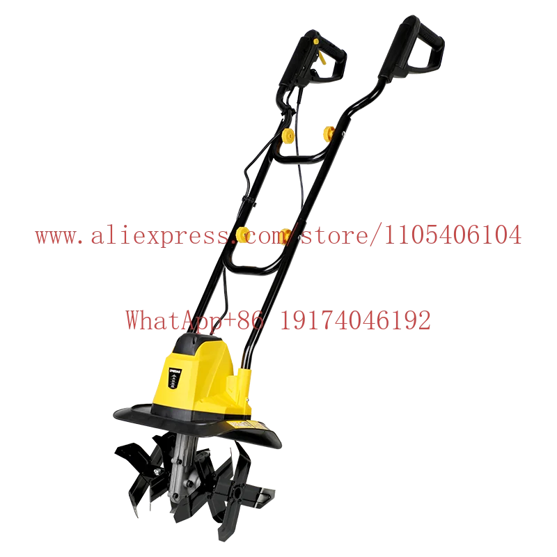 Electric loosening micro-tillage machine translation small household agricultural hoe machine rotary tillage weeding