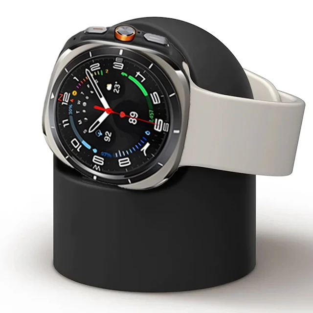 Silicone Charging Stand for Samsung Galaxy Watch 7 Ultra 47mm Charging Stand Storage Seat for Samsung Galaxy Watch Ultra 47mm