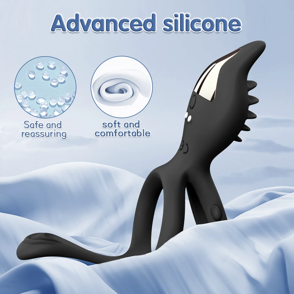 Кольцо на член с дистанционным управлением, вибратор, стимулятор клитора, рукав для кольца пениса, секс-игрушки для мужчин, пар, мужские кольца на член целомудрия