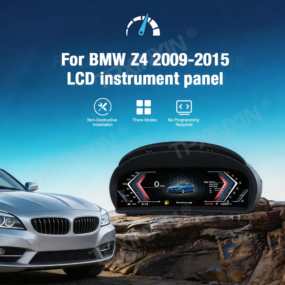 For BMW Z4 2009-2015 Car LCD Dashboard Digital Cluster Virtual Cockpit Instrument Speedometer Multifunctional