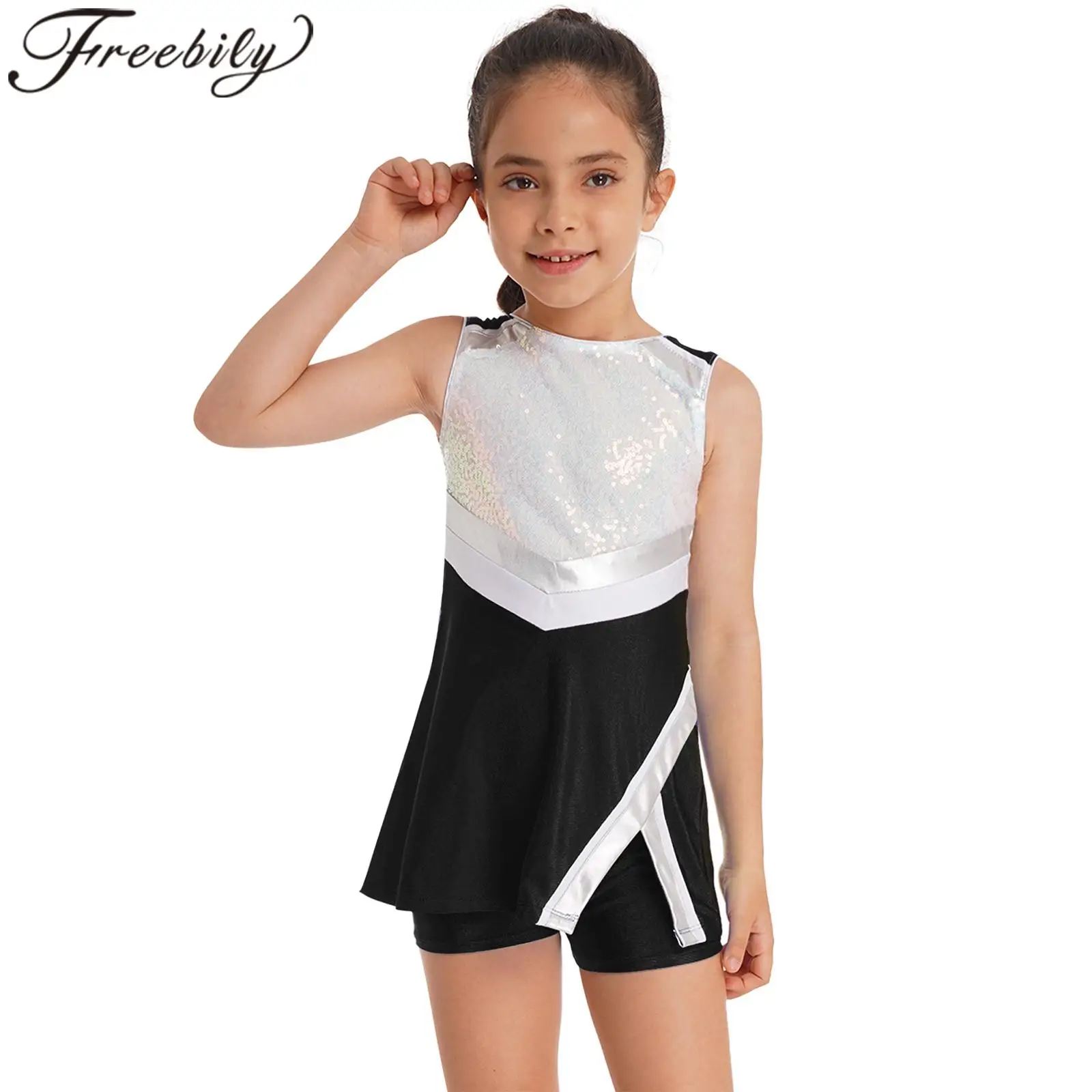 

Kids Girls Cosplay Cheerleader Costumes Cheerleading Cheer Leader Uniform Outfit for Halloween Carnival Festival Costumes