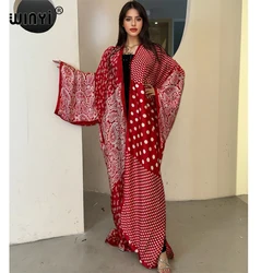 WINYI kimono summer boho beachwear Cardigan sexy loose swimsuit evening dress abaya cover-ups beach outfits women فستان العيد