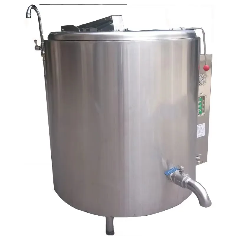 500L Steam Cooking Pot/Double Automatic Large Cooking Pot with Mixer/Automatic Pot Mixer