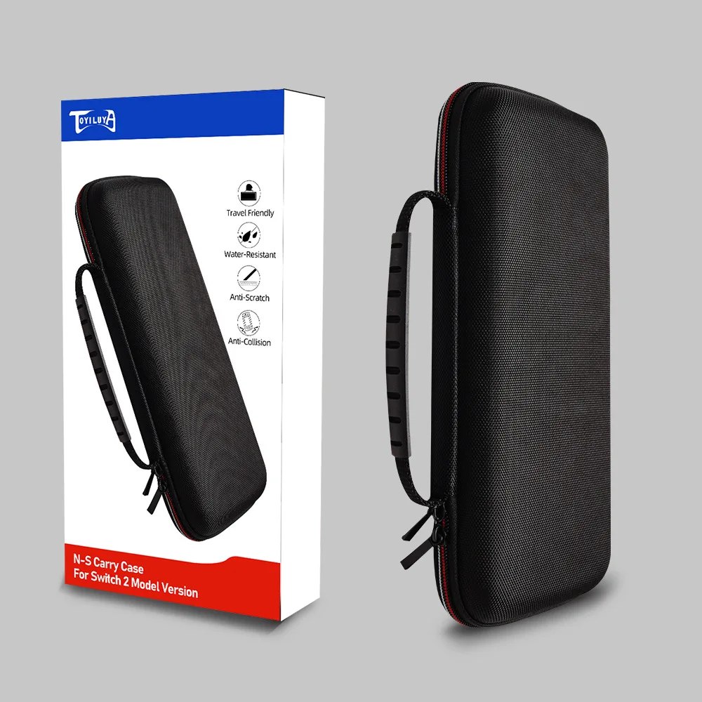

Switch2 Carrying Case Waterproof Shockproof Compact Storage Bag with Durable Zipper, Portable Travel Protection