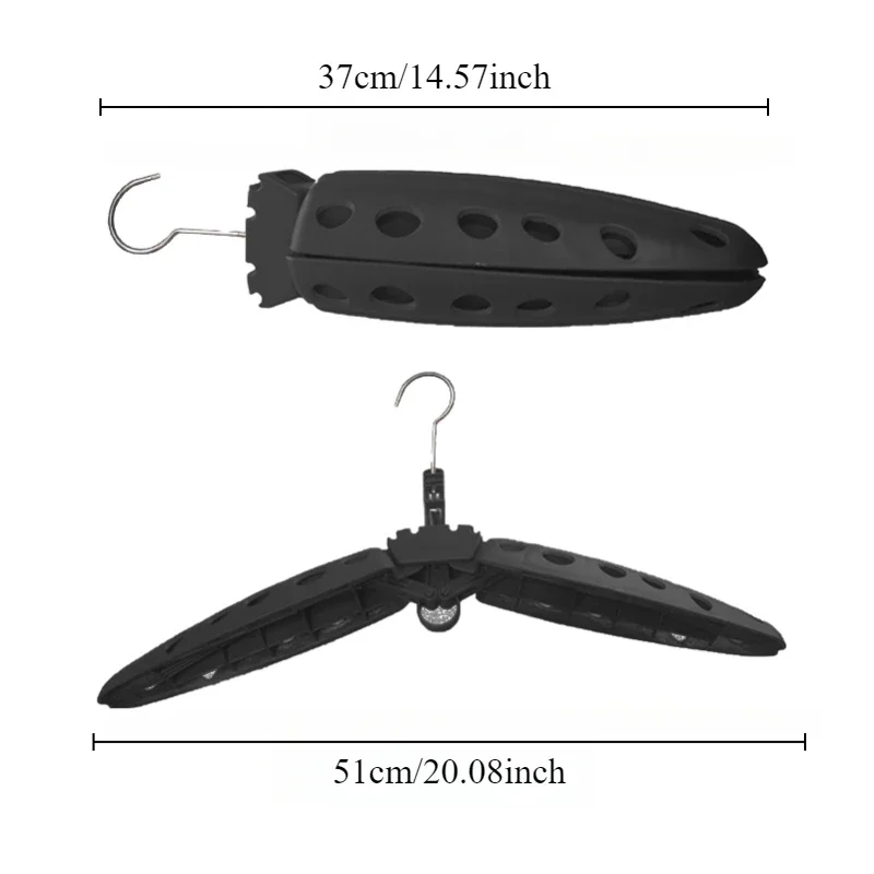 1pc Wetsuit Hanger Foldable Folding Hanger Thick and Convenient Surfing Wetsuit Accessories Outdoor Hanger