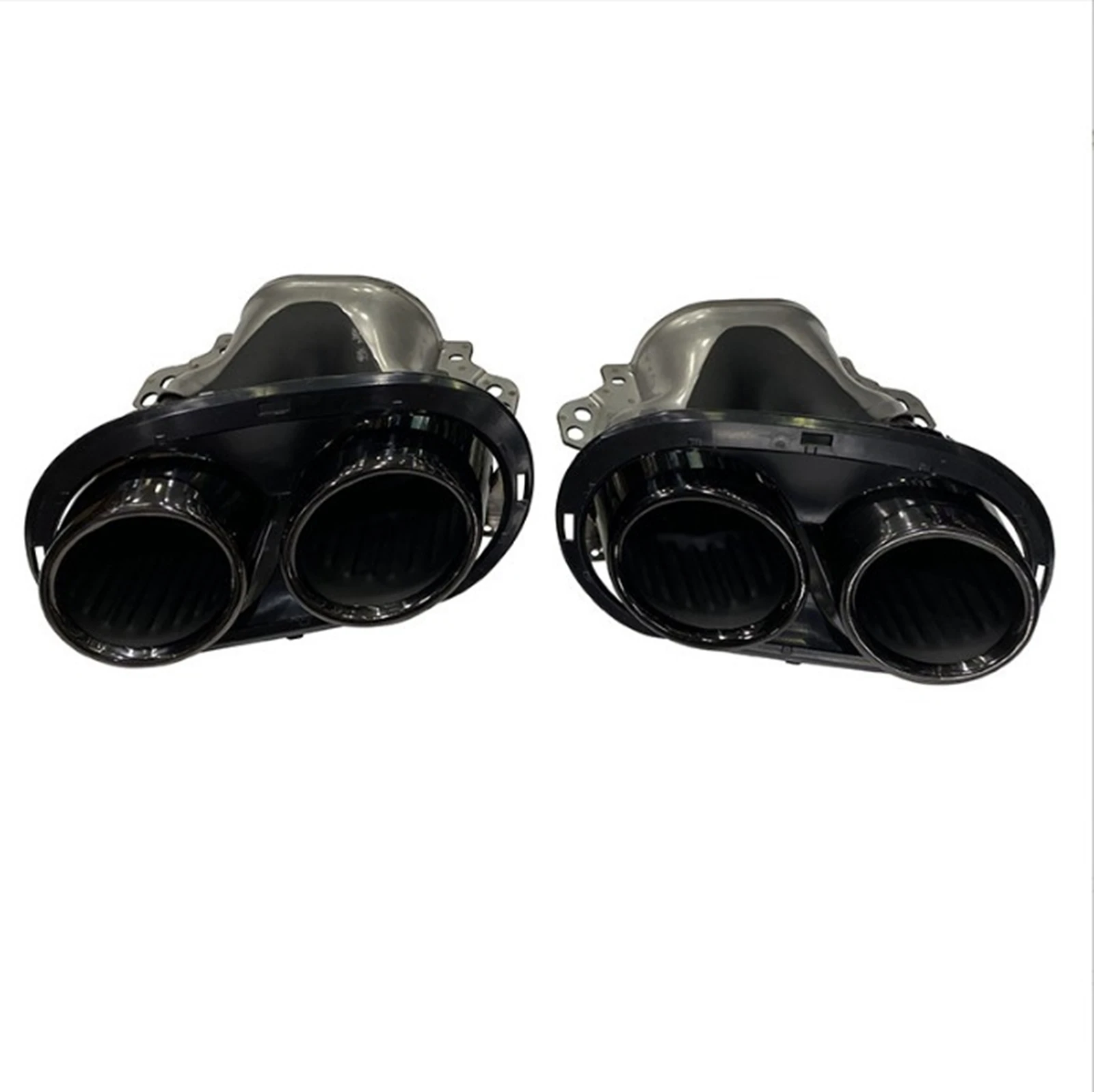 Air Vent Tailpipe Rear Muffler Exhaust Tips Pipe W/ Bracket Trim For Mercedes Benz GLB250 GLB35 AMG Sport 2020-2024