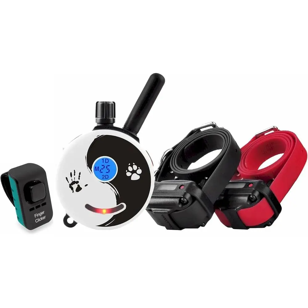 

Educator ZEN-302-1/2 Mile Waterproof Remote Dog Training Collar Includes Premium Finger Clicker Trainer, 100 Programmable Levels