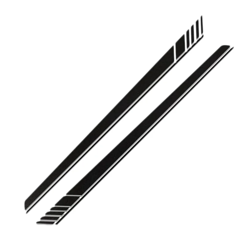 

R2-виниловые наклейки на тело, спортивные гоночные длинные Amg, универсальные DIY Стайлинг, автомобильные наклейки в полоску для 2 шт., 220X14 см