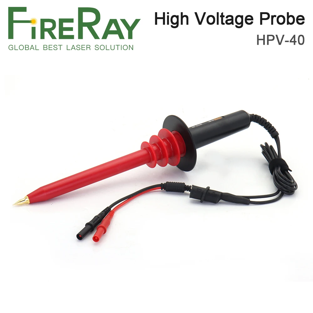 FireRay رقمي متعدد الجهد العالي التحقيق 0 ~ 40KV 1000:1 HVP-40 موصلات اختبار سلك لمتعدد متر متعدد