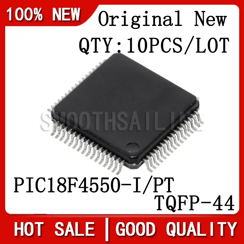 

10PCS/LOT New Original PIC18F4550-I/PT P18F4550 QFP44 MCU Chipset