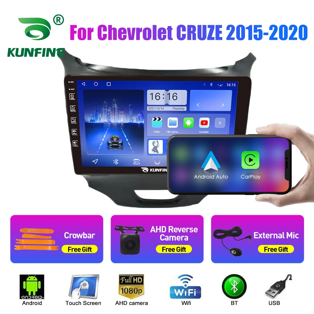 10.33Inch Car Radio For Chevrolet CRUZE 2015-2020 2Din Android Octa Core Car Stereo DVDGPS Navigation Player QLED Screen Carplay