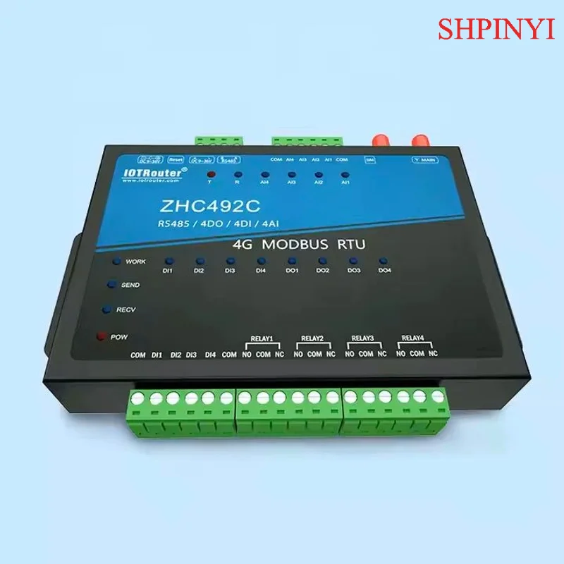

Модуль M2M Gsm 4DI/4AI/4DO Промышленный модем LTE DTU с портом Ethernet Rs485 Антенна Lora Датчик IOT Устройства Маршрутизатор ZHC4922 183