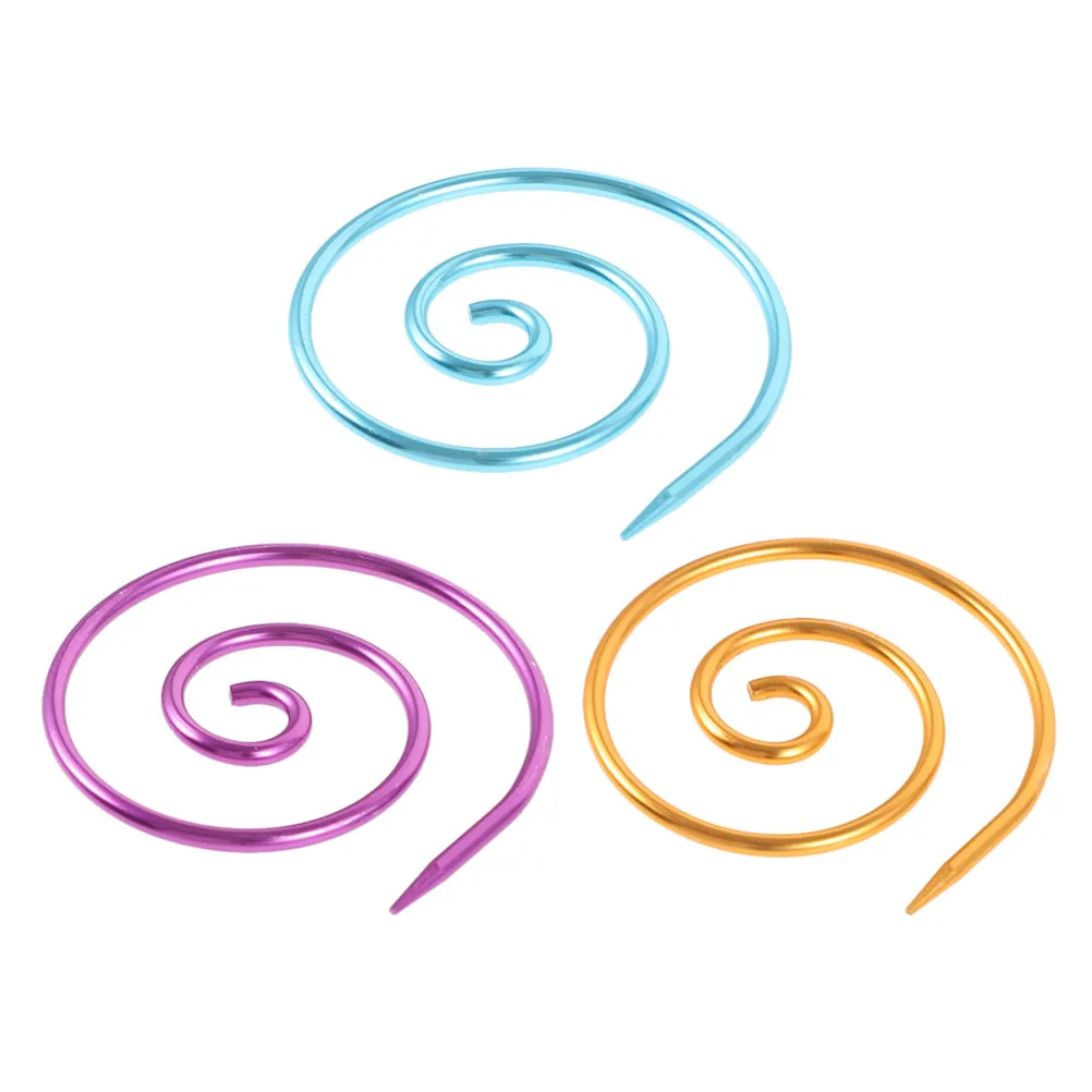 

3Pcs Knitting Needles Cable Type for Tapestry Shawl Sweater Versatile Crafting Tool Compact and Convenient to