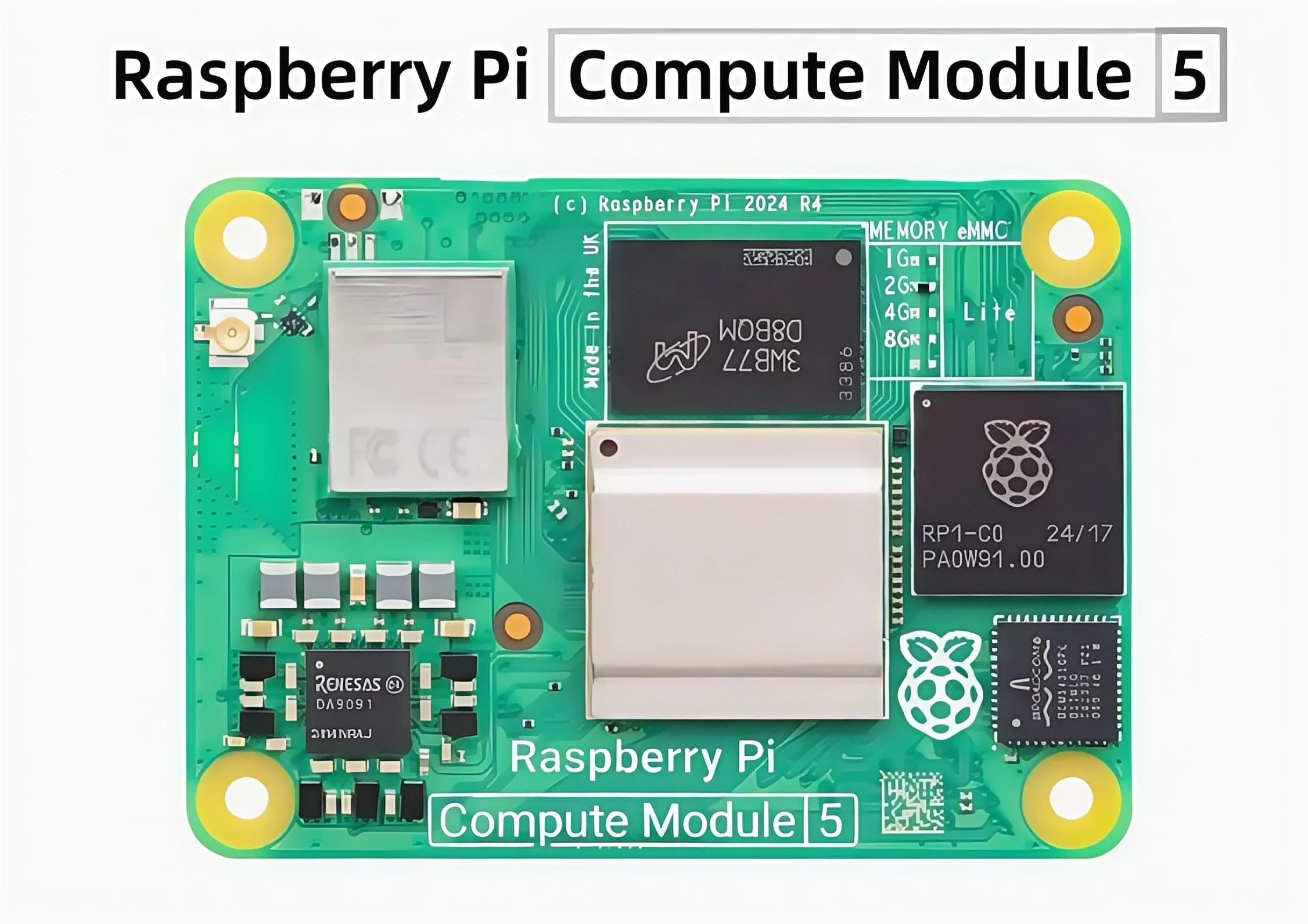 

Raspberry Pi CM5 Compute Module5 Core Board BCM2712 Development Kit