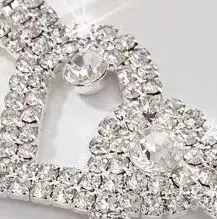 

Golden Double Heart Foot Chain Irregular Diamond Beach Chain Cross-Border Unique Style Jewelry Accessories
