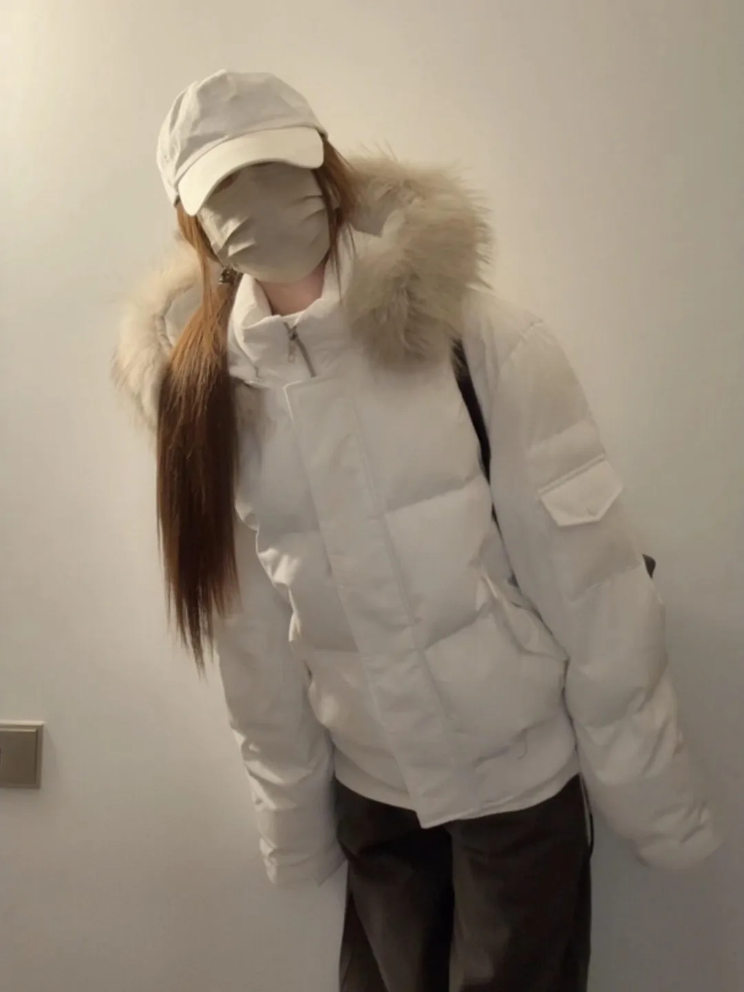 

Korean Sle Women's Soft Sle Hooded Cotton Jaet Winter Clothes Thi Faionable Small Cotton Coat Long Sve Knitted