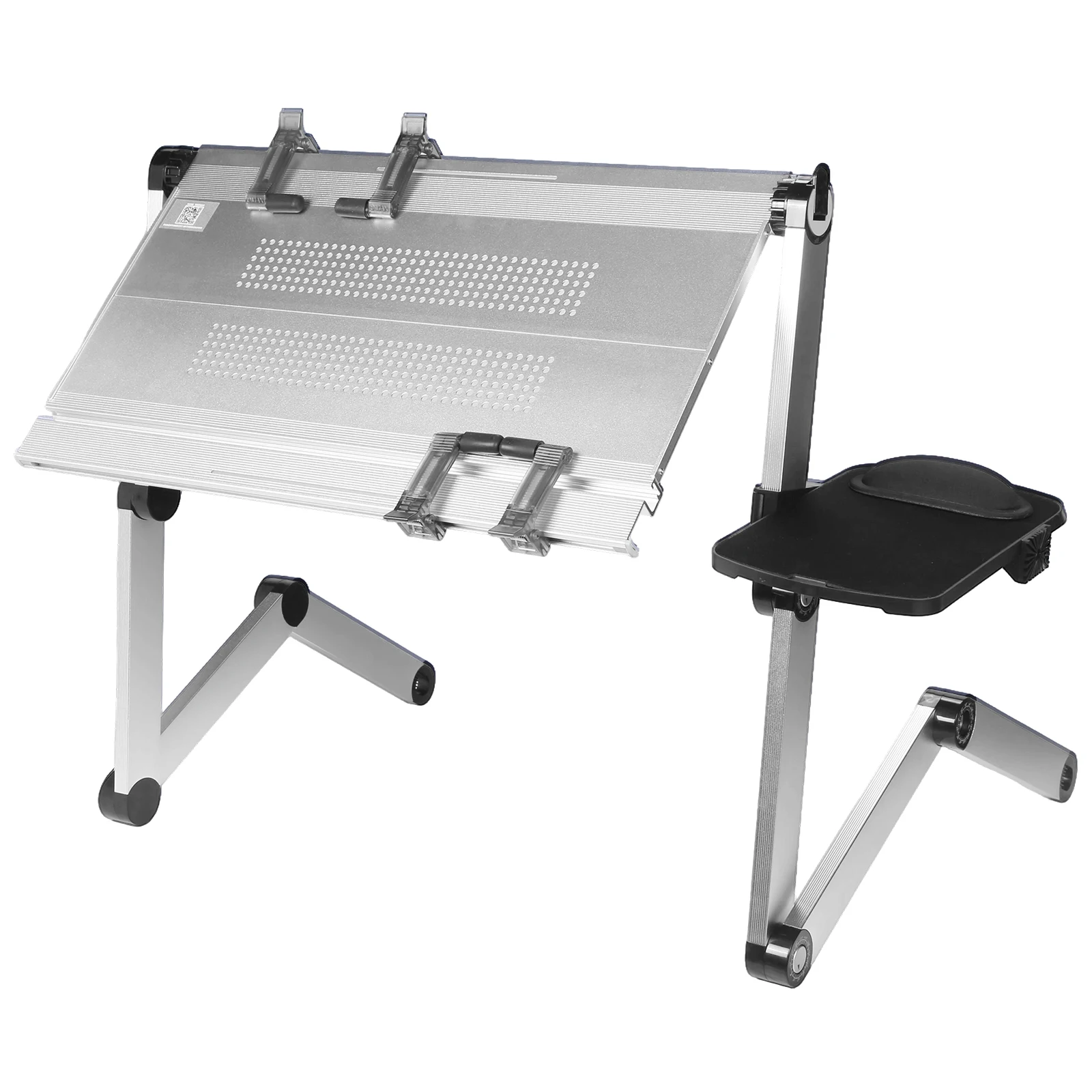 

Lying Down Laptop Stand Adjustable Height Foldable Computer Holder for Sofa Couch Bed Floor