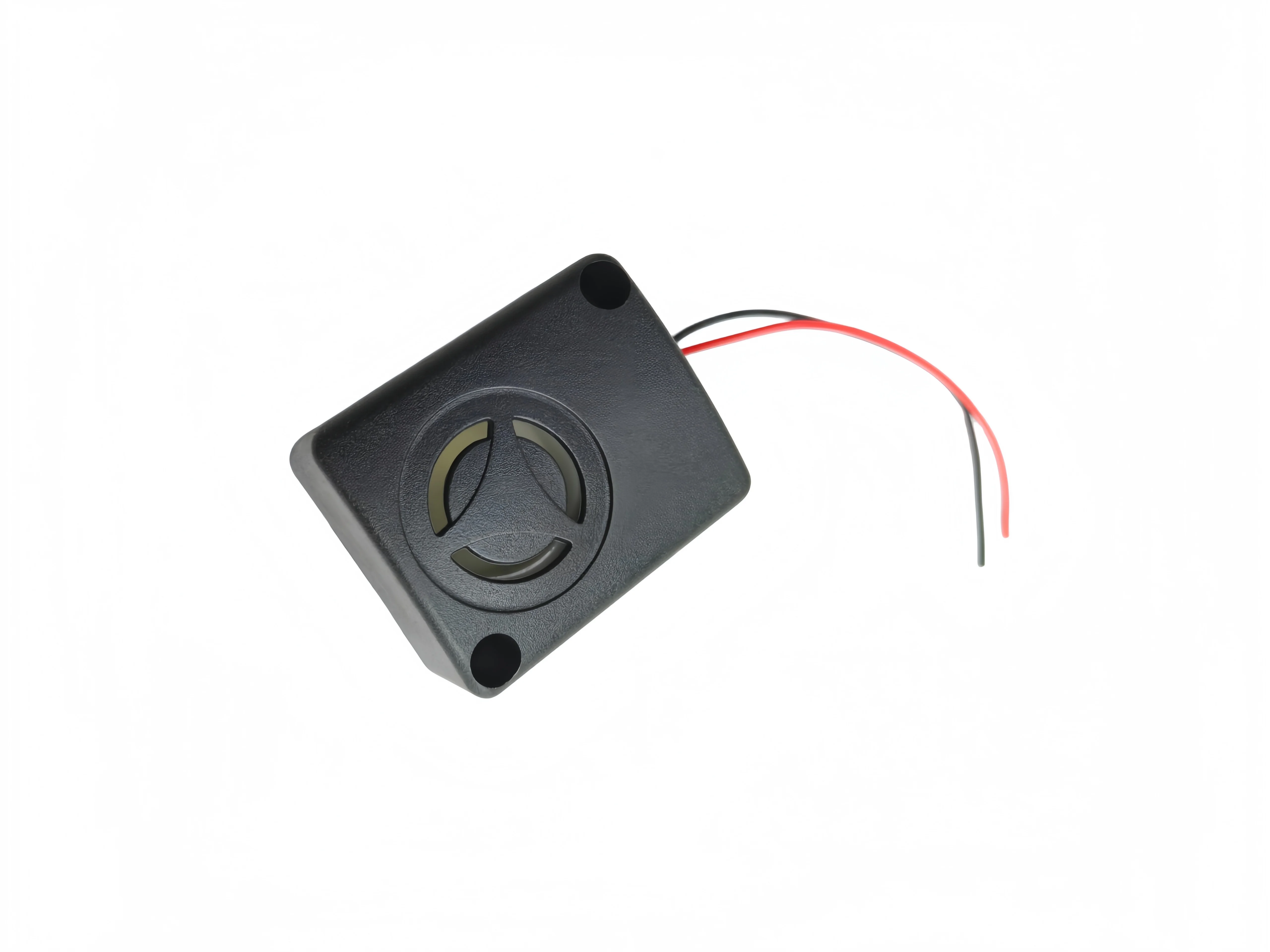 12V/24V 110dB Mini Piezo Alarm Siren, Loud High Pitch DC Buzzer for Car Vehicle Anti-Theft Security Warning Horn