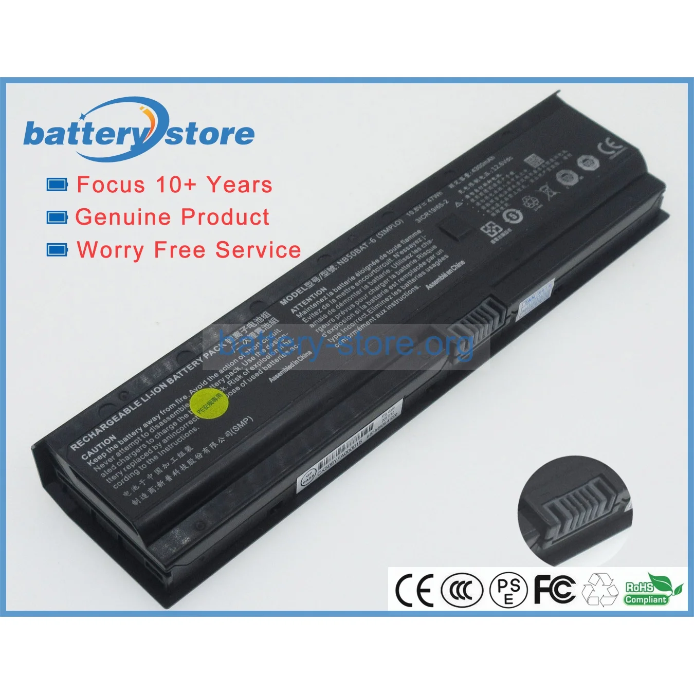 Genuine laptop batteries for NB50BAT-6,3ICR19/66-2,NB50TJ1,NB50TL,NB50TZ,ZX6-CP5S1,ZX6-CP5T,ZX6-CP5S,HUIMIEZHE DD2,10.8V,6 cell