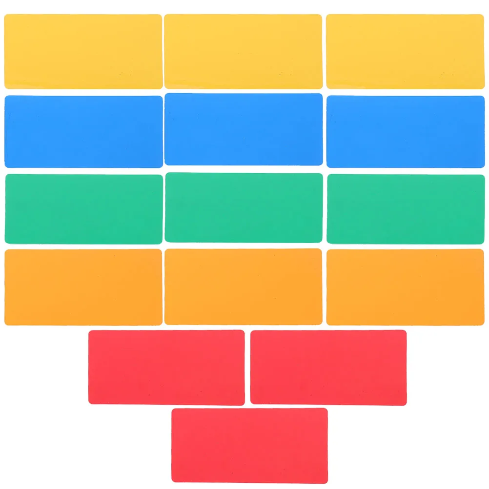 

15pcs Magnetic Wipe Labels Colorful Dry Erase Stickers for Whiteboard Tag Board Home Supply Office Folder Marker Labels