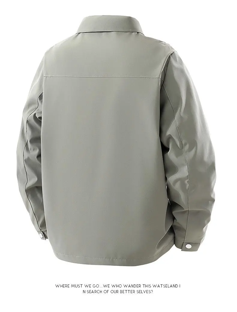 New Arrival High Grade Men Cotton Padded Jacket Spring Autumn Middle Aged Plus Size Business Casual Versatile Dad StyleOuterwear