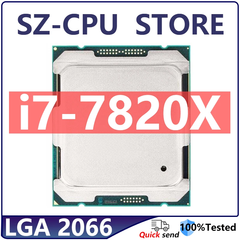 Core i7-7820X 3.6GHz 8Core 16Thread 11MB 140W LGA2066 X299 CPU Processor Positive