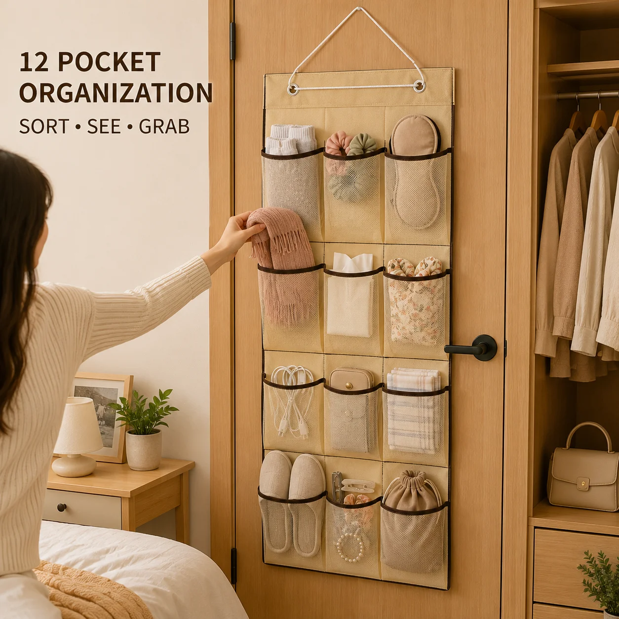 Small Apartment Bedroom Hangin - Sock Organizer Tray ulasan dan harga