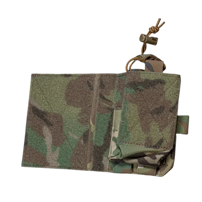 

Tactical Single Magazine Pouch Horizontal Utility Pack Radio Pouch MAG Insert Flap Cover For MK2 MK3 MK4 Tactical Chest Rig Vest