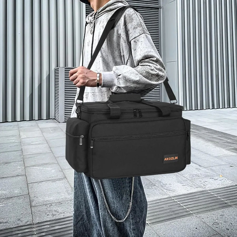 Borsa per cavi con divisori staccabili per accessori per strumenti audio DJ Gear