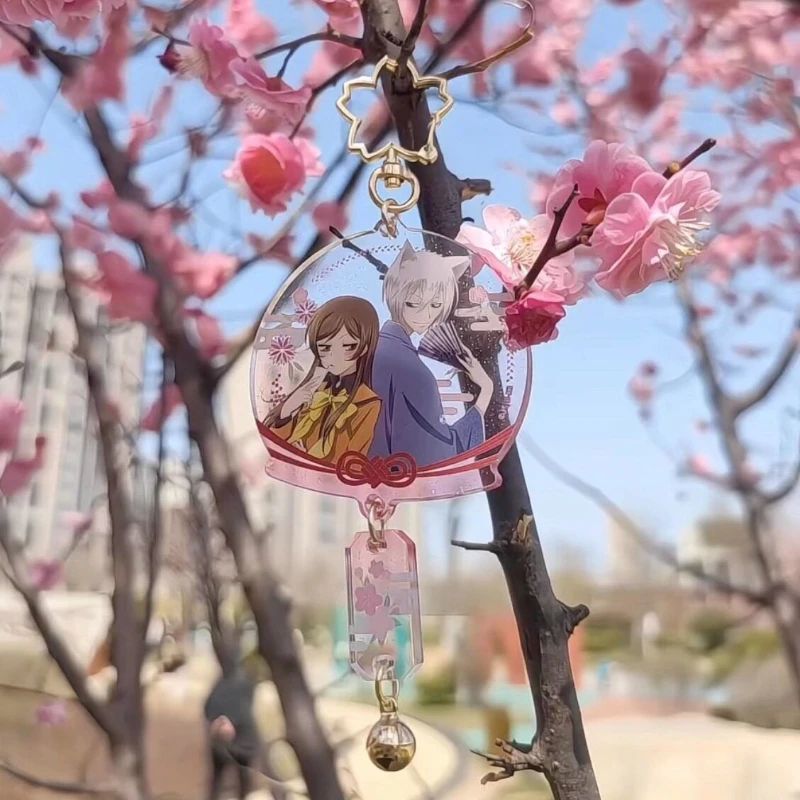 Anime kamisama love Tomoe Momozono Nanami Cosplay Keychain Keyring Kawaii Acrylic Key Chain Accessory Ornament Gift Prop