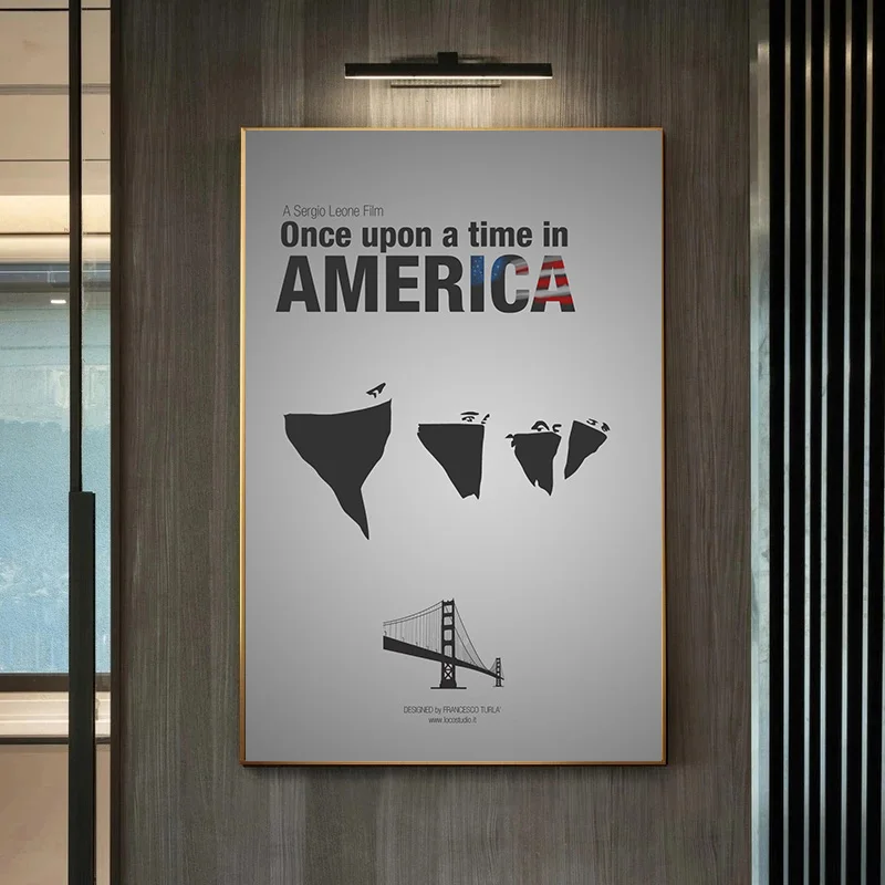 Movie Once Upon a Time in America Poster Classic Film Prints Canvas Painting Wall Art Pictures Home Living Room Movie Decoration