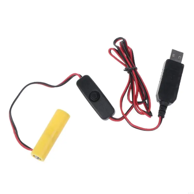 L93C AA Battery Adapter USB Power Supply Cable with Replace 4 AA Battery