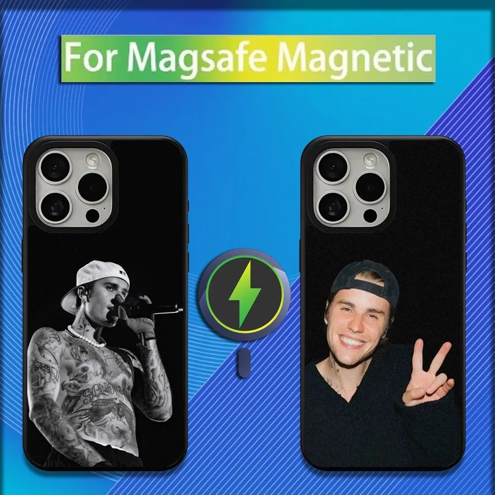 

Music BOY Justin B-Bieber Phone Case For iPhone 16,15,14,13,12,11,Plus,Pro,Max,Mini Magsafe Magnetic Wireless Charging