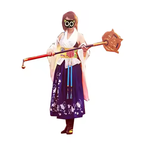 Final Fantasy X Yuna anime cosplay Halloween Costumes customized