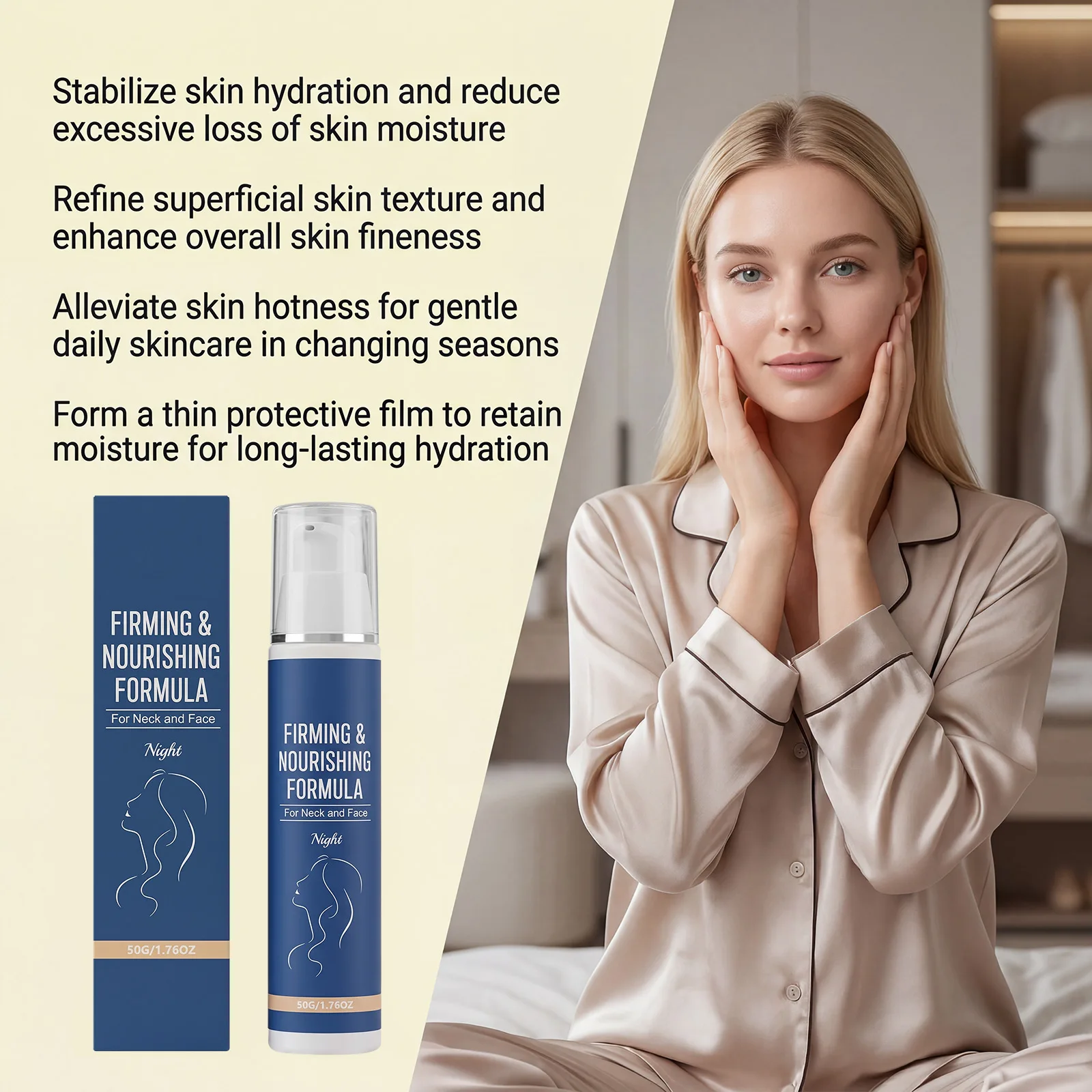 Firming Night Face Neck Cream  - огляд і ціна Night Cream