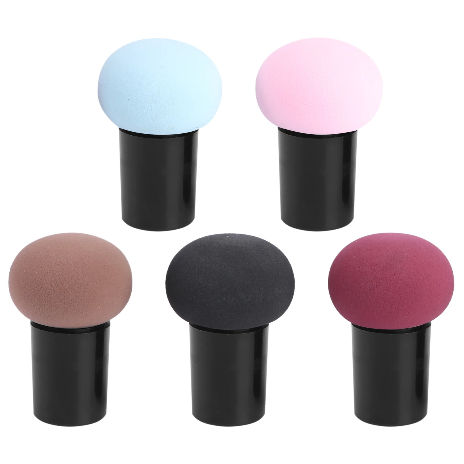 

5 Pcs Applicator Mushroom Head Puff Baby Make up Sponges Makeup Pads Loose Powder