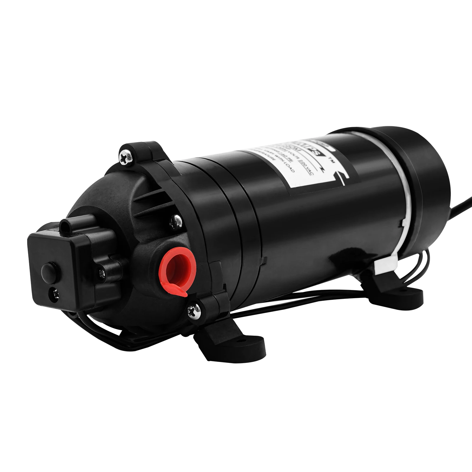 120W 160PSI Elektrische Wasserförderpumpe 1,4 GPM Selbstansaugende Membranpumpe für Hochdruckreiniger, Wohnmobile und landwirtschaftliche Sprühgeräte – Detail 12