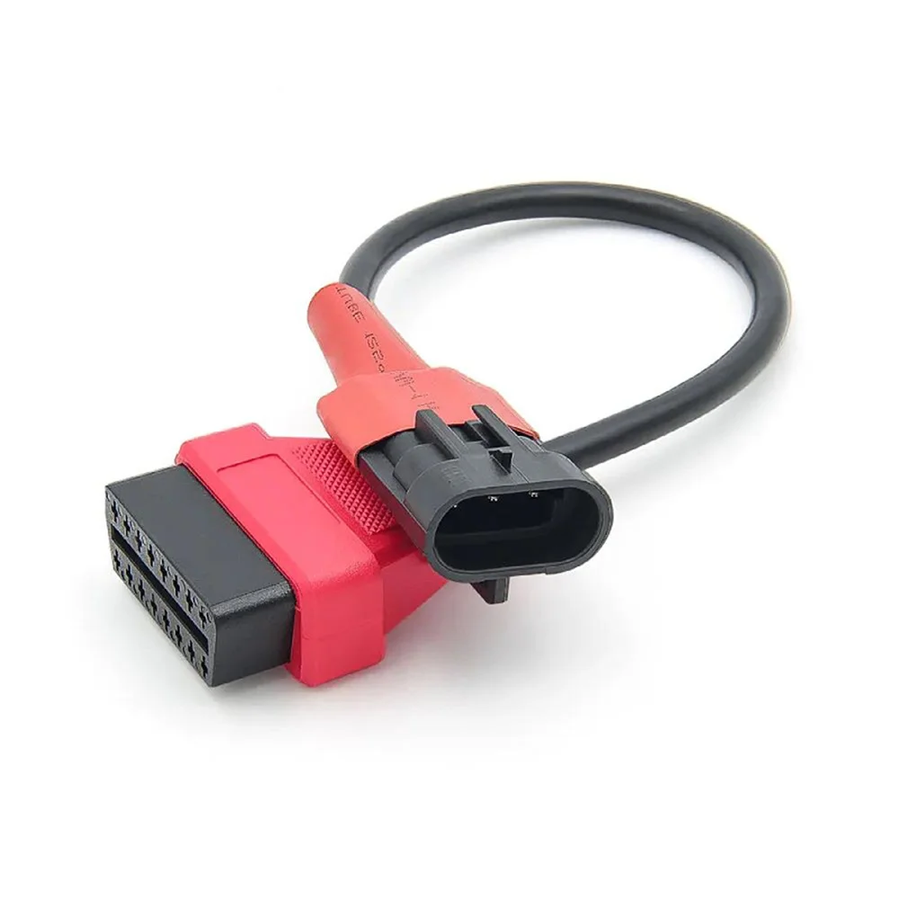 Przedłużacz diagnostyczny OBD do SYM 3-pin na OBD2 16-pin Adapter diagnostyczny OBD 2 Skaner Motocyklowy Przedłużacz