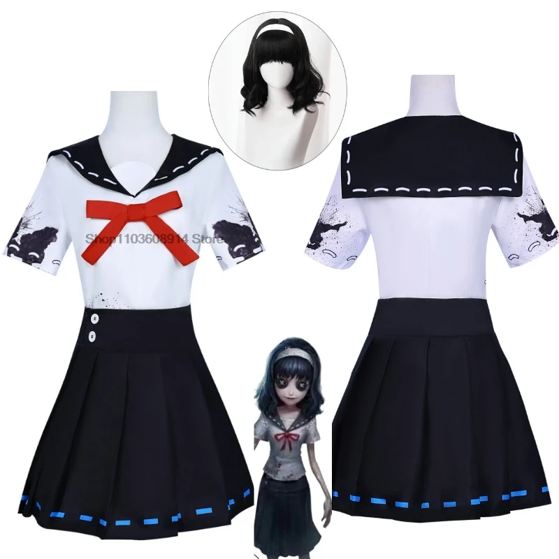 

Game Identity V Yidhra Cosplay Costume Wig The Dream Witch Woman Girls JK Uniforms Halloween Carnival Role Play Suit
