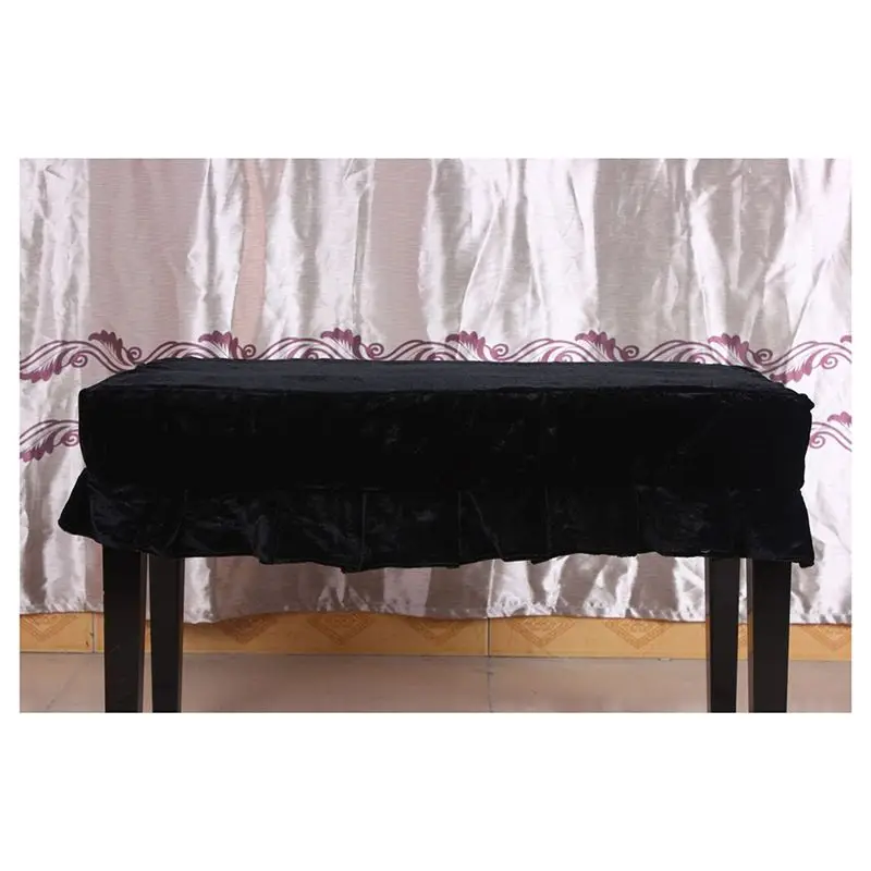XSXS-Piano Bench Cover Gold Velvet Piano Double Bench Cover Dust-Proof Thickened Piano Bench Cover Guzheng Piano Bench Cover