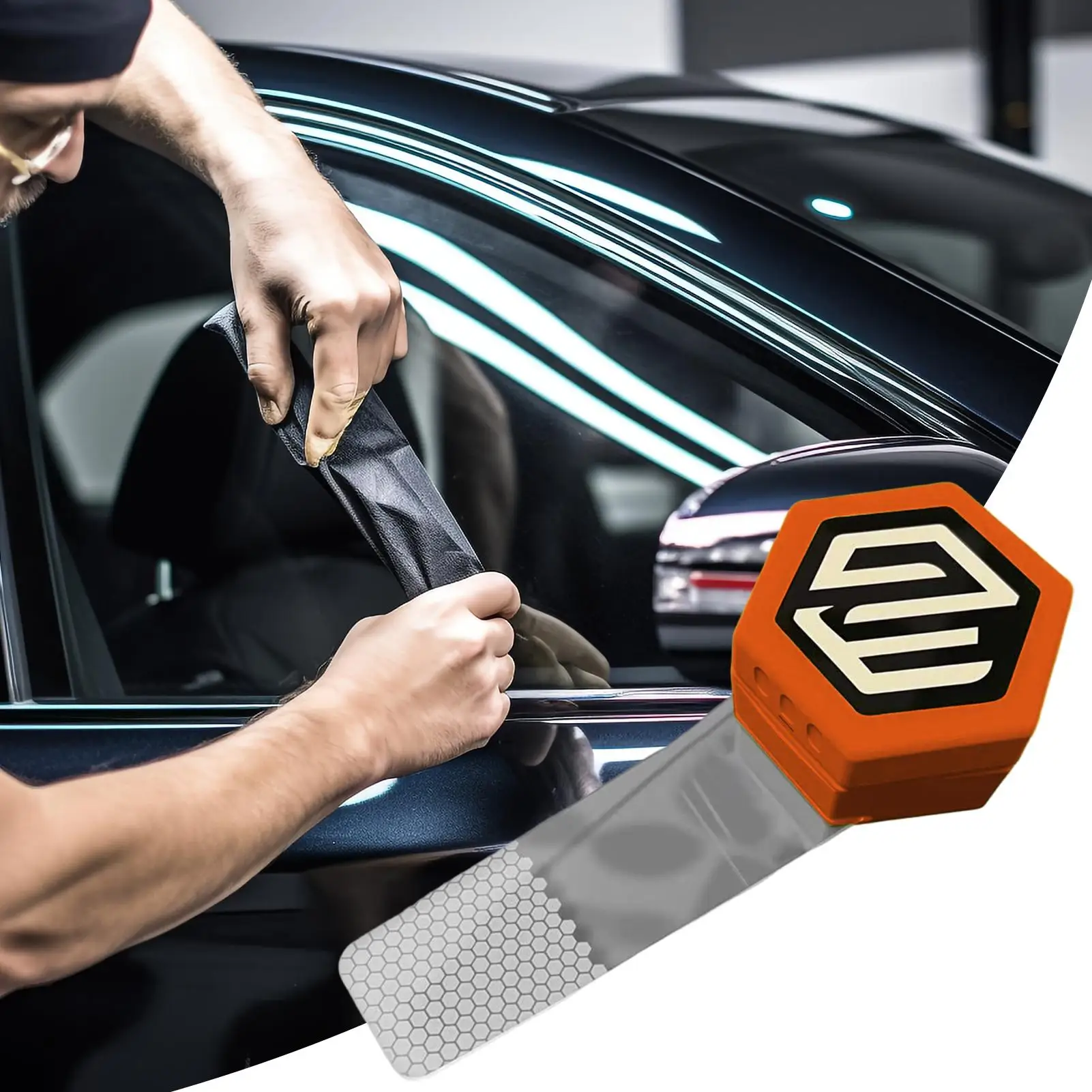 

Magnetic Car Tint Edge Cutting Light Tool LED Tinting Light Wrap Cutting Light Window Film Pattern Cutter for Auto Window Film
