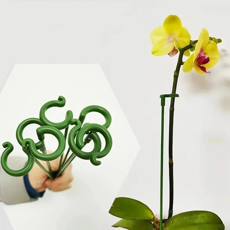 10-50pcs Plastic Plant Supports Flower Stand Reusable Protection Fixing Tool Gardening Supplies For Vegetable Holder Bracket