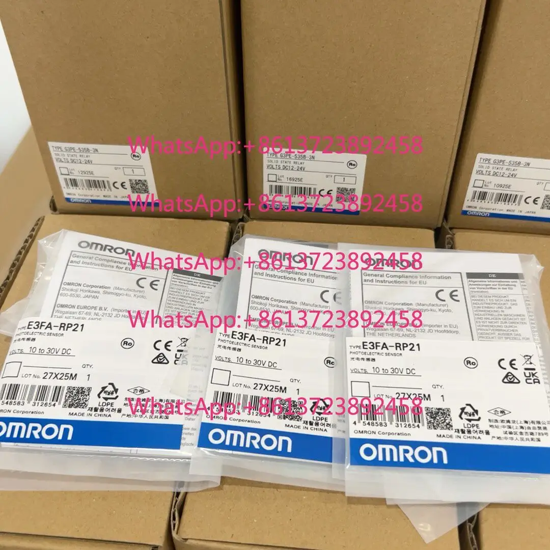 Omron E3FA-RP21 photoelectric sensor, brand new original and genuine