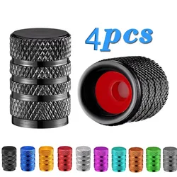 8Pc Tire Valve Caps Tyre Rim Stem Cover Dust Proof Auto Wheel Cap Aluminum Alloy Nipple Caps for Cars and Motorcycles Bikes