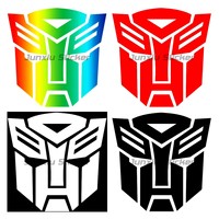 Autobot Inspired Transformer Car Sticker Automobiles Exterior Accessories Vinyl Waterproof Decals Window Toilet Wall