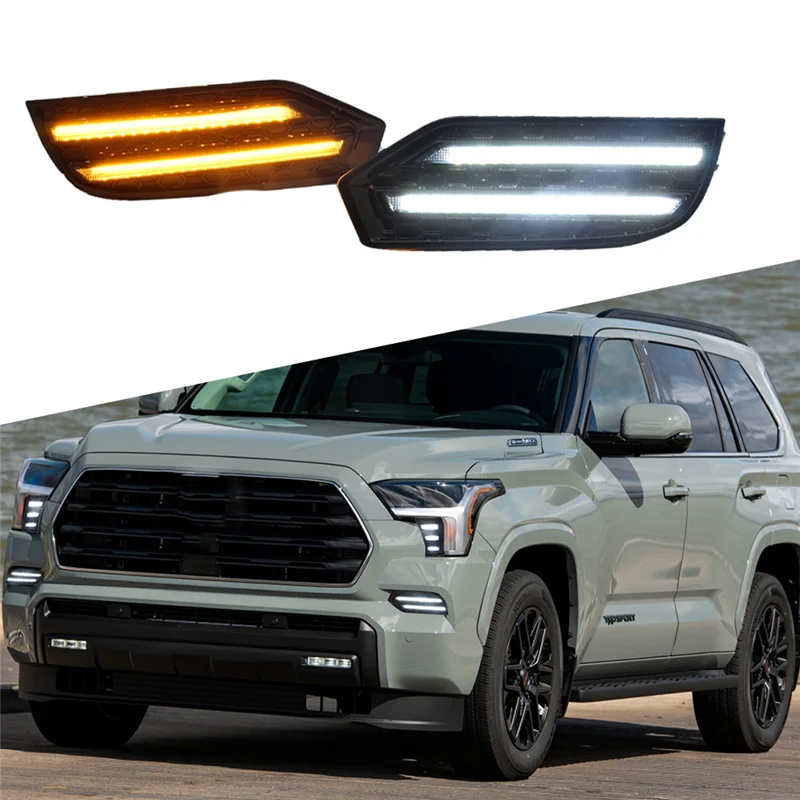 

Bi-Color Turn Signals Daytime Running Lights Fog Lights Signal Lights For Porsche Accessories