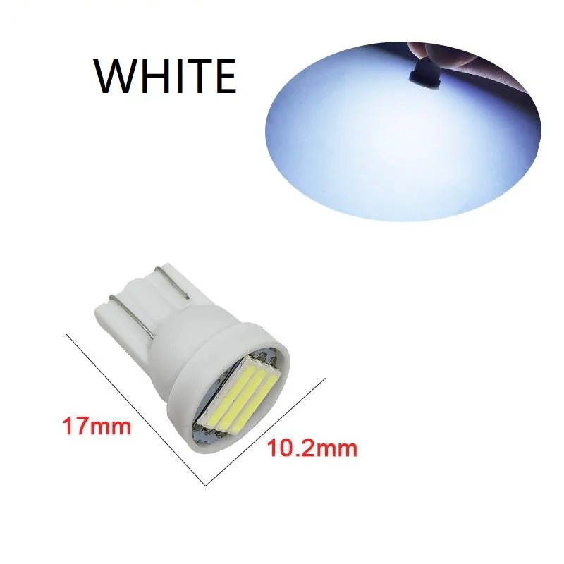 1000X CAR LED w5w 194 T10 3 led SMD 7020 t10 7014 3smd Wedge Car Auto LED Light Bulb Lamp White free shipping